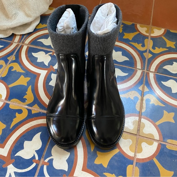 J. Crew rib cuff ankle boots - Picture 4 of 11